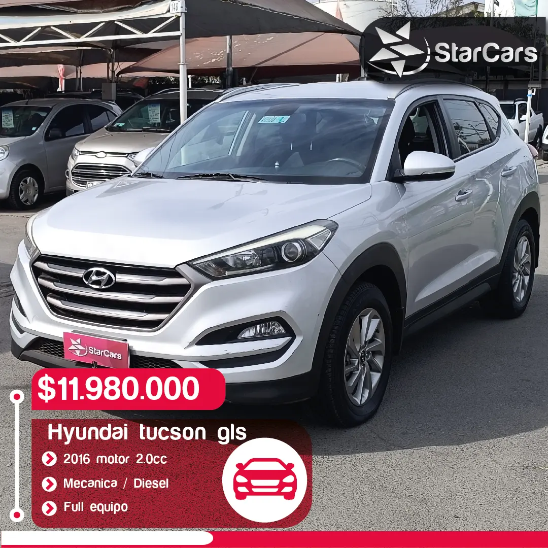 HYUNDAI TUCSON DIESL 2016 2.0cc