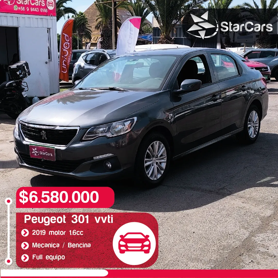 PEUGEOT 301 ACTIVE VTI BENCINA 2019 1.6cc