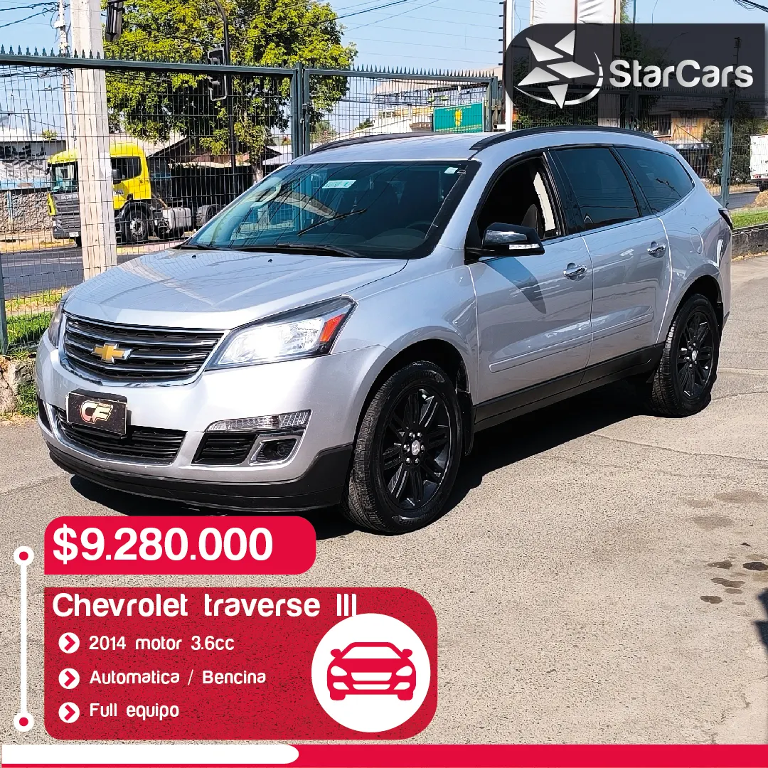 CHEVROLET TRAVERSE III LT SU AUTOMATICA 2014 3.6