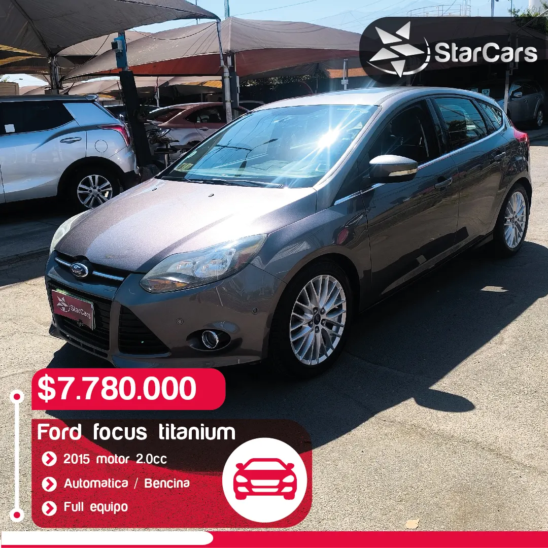 FORD FOCUS TITANIUM AUTOMATICO 2015 2.0