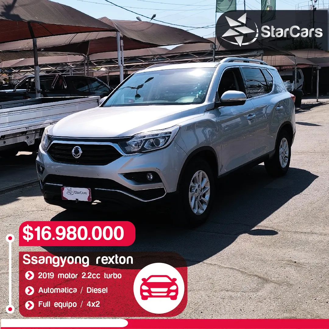 SSANGYONG REXTON 4X2 DIESEL AUTOMATICA 2019 2.2