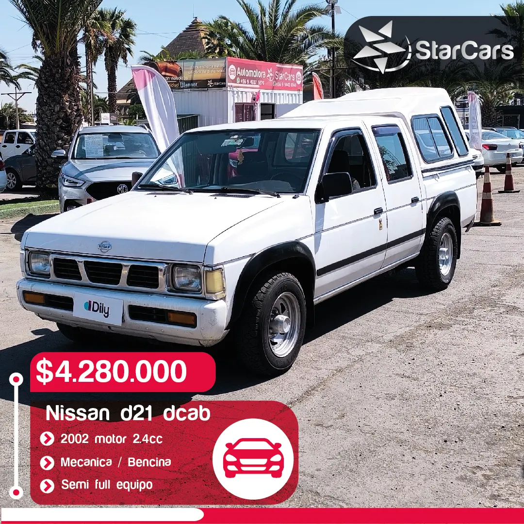 NISSAN D21 DCAB BENCINA 2002 2.4