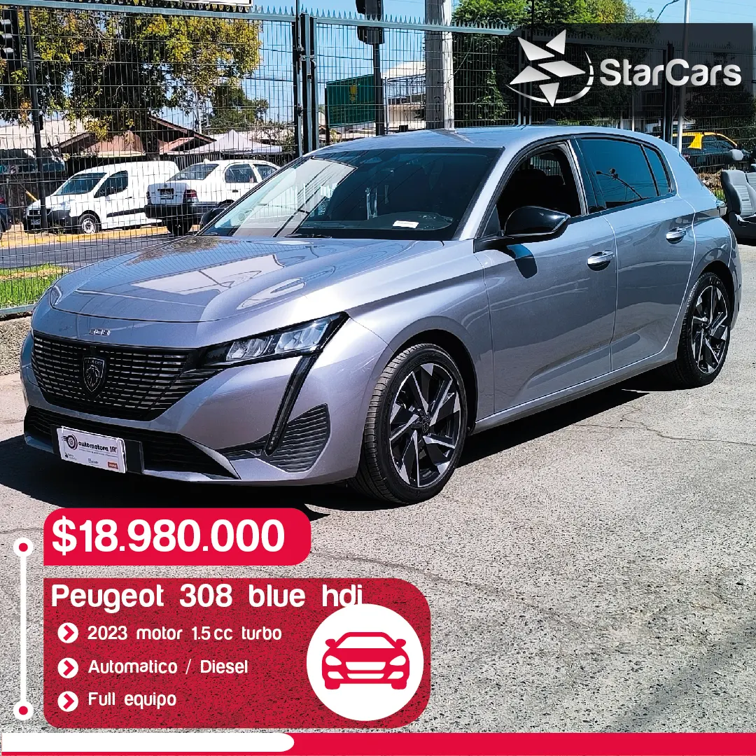 PEUGEOT 308 BLUE HDI AUTOMATICO 2023 1.5