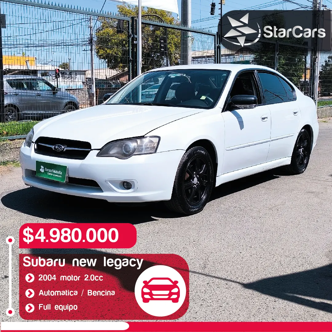 SUBARU NEW LEGACY AUTOMATICO 2004 2.0
