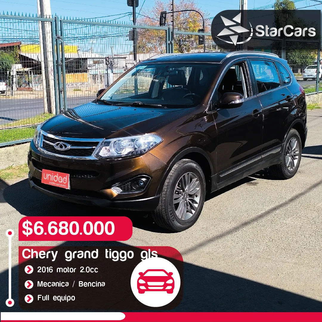 CHERY GRAND TIGGO GLS 2016 2.0