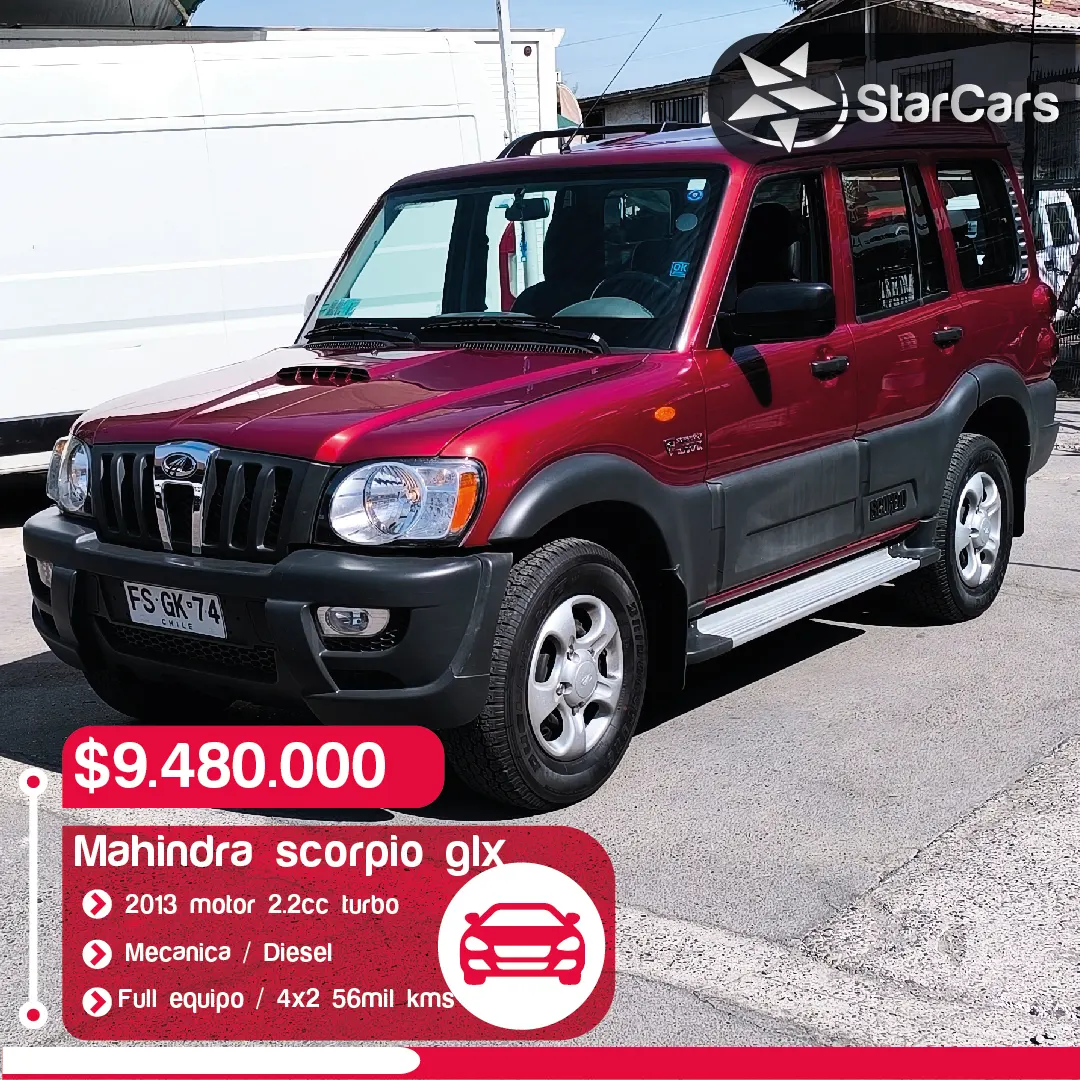 MAHINDRA NEW SCORPIO GLX 4X2 DIESEL 2013 2.2