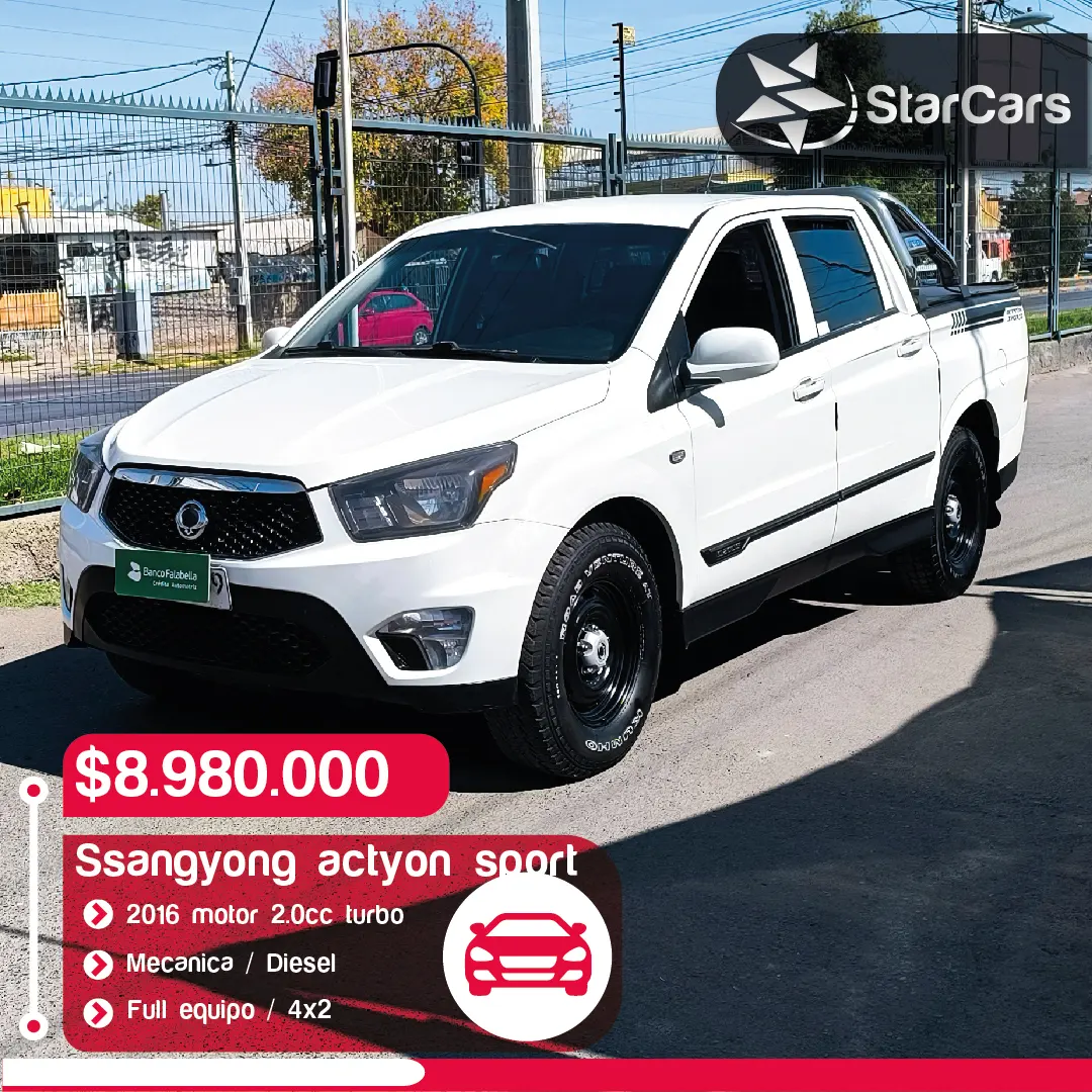 SSANGYONG ACTYON SPORT 2016 2.0
