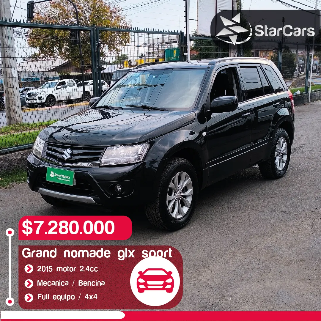 SUZUKI GRAND NOMADE GLX SPORT 4X4 BENCINA 2015 2.4