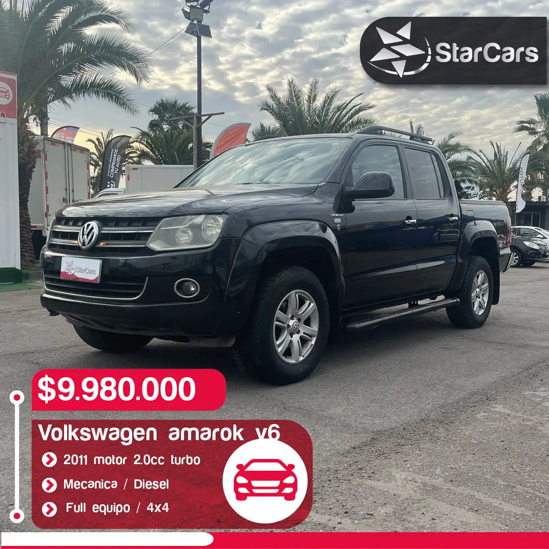 VOLKSWAGEN AMAROK V6 4x4 DIESEL 2011 2.0