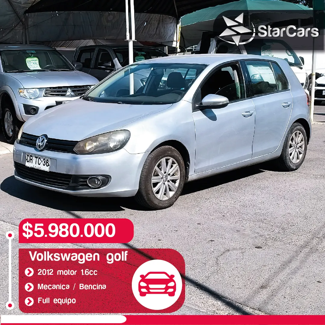 VOLKSWAGEN GOLF 2012 1.6