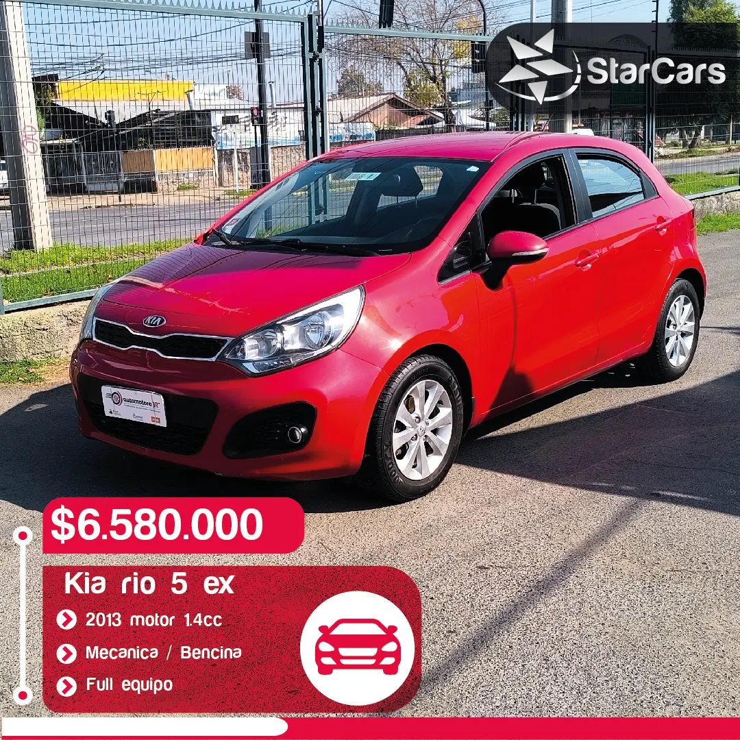 KIA RIO 5 EX 2013 1.4