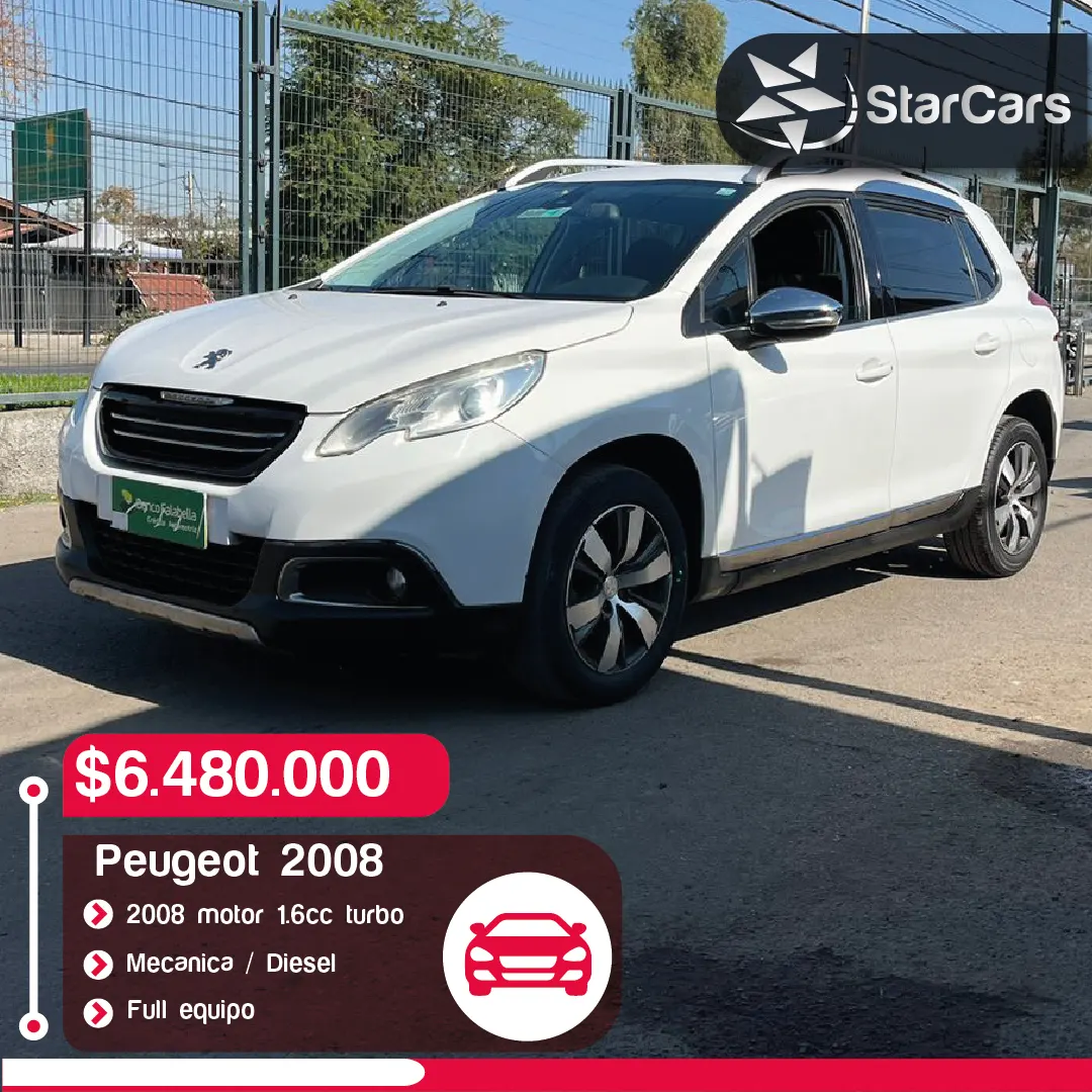 PEUGEOT 2008 2016 1.6