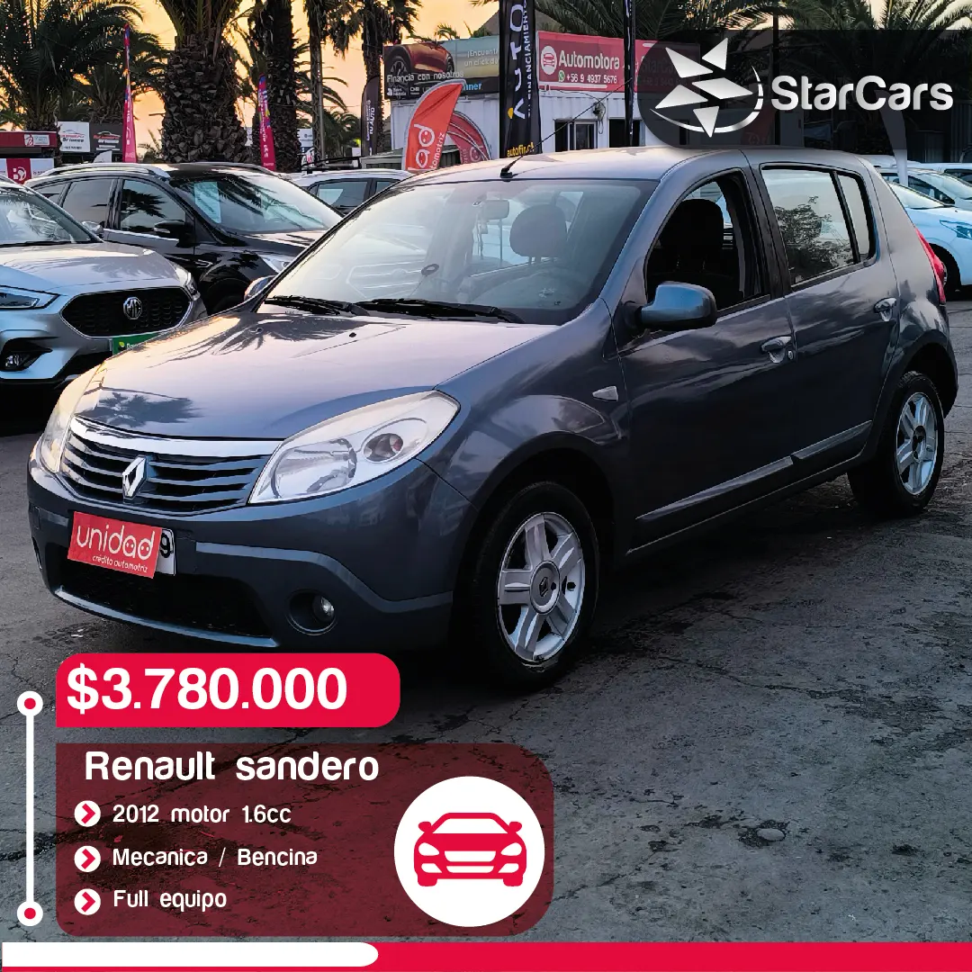 RENAULT SANDERO 2012 1.6