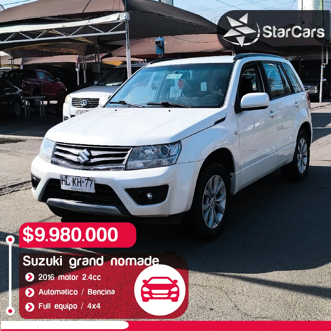 SUZUKI GRAND NOMADE GLX SPORT 4X4 AUTOMATICA 2016 2.4