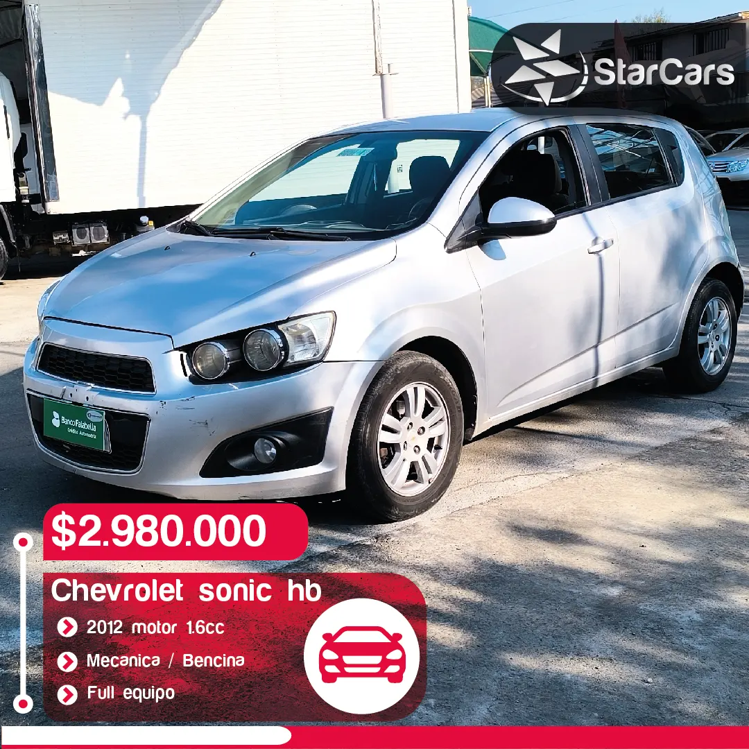 CHEVROLET SONIC HB 2012 1.6