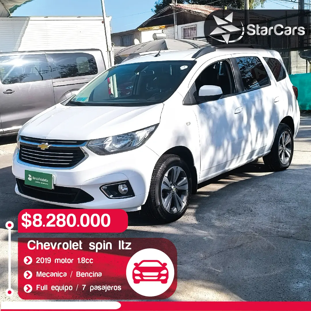 CHEVROLET SPIN LTZ 2019 1.8