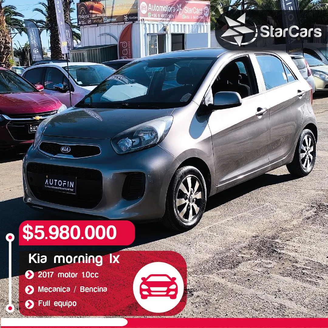KIA MORNING LX 2017 1.0