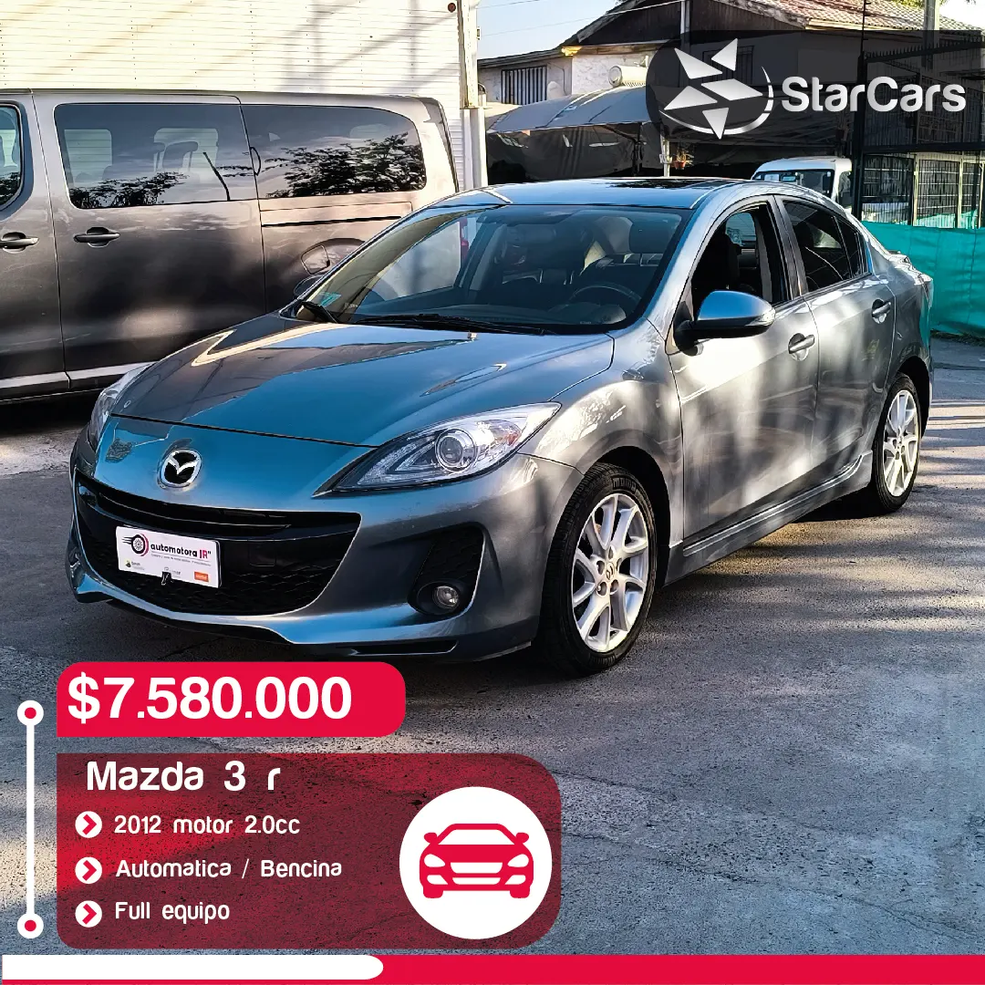MAZDA 3 R AUTOMATICO 2012 2.0