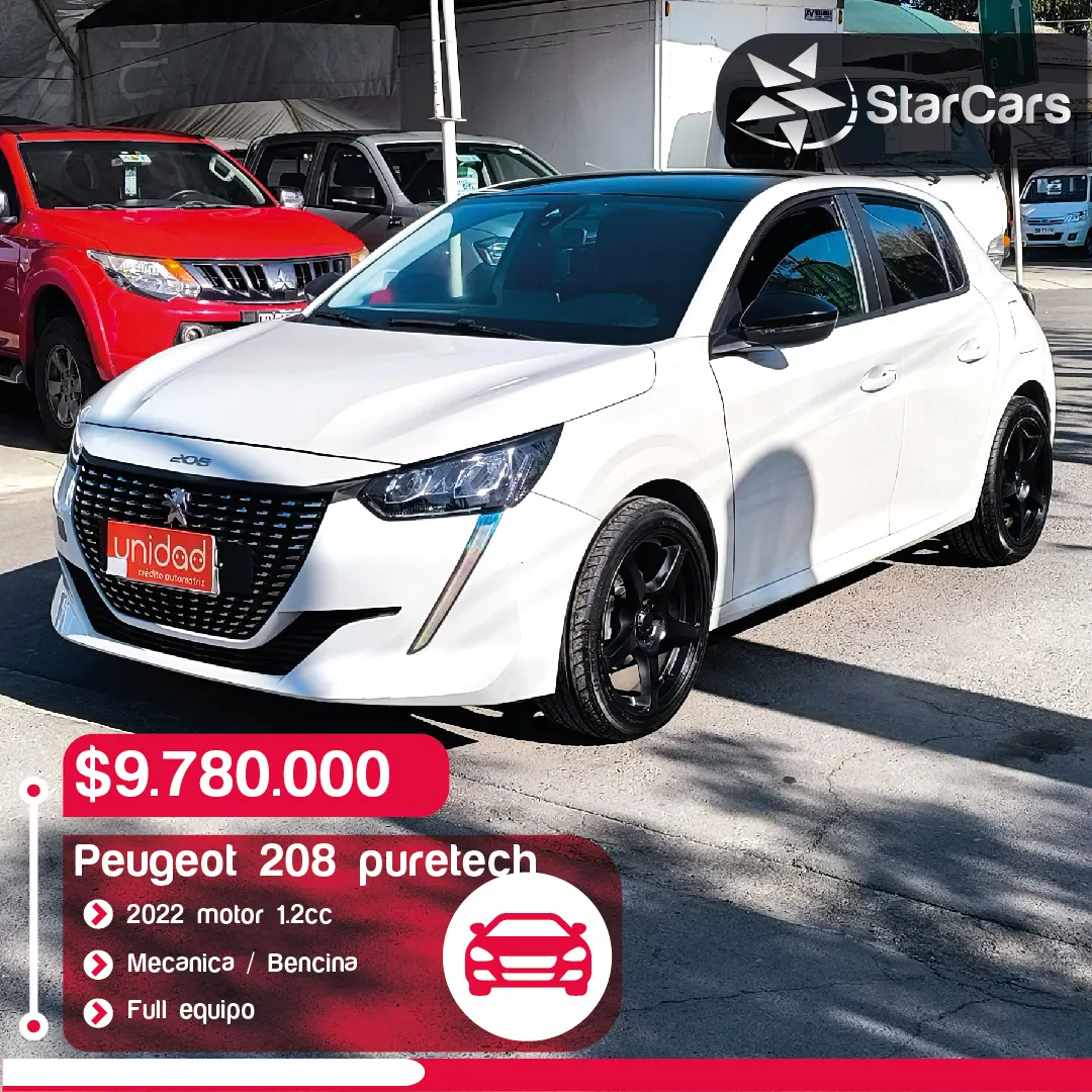 PEUGEOT 208 PURETECH 2022 1.2