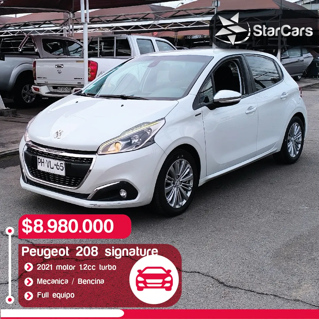 PEUGEOT 208 SIGNATURE PURETECH 2021 1.2