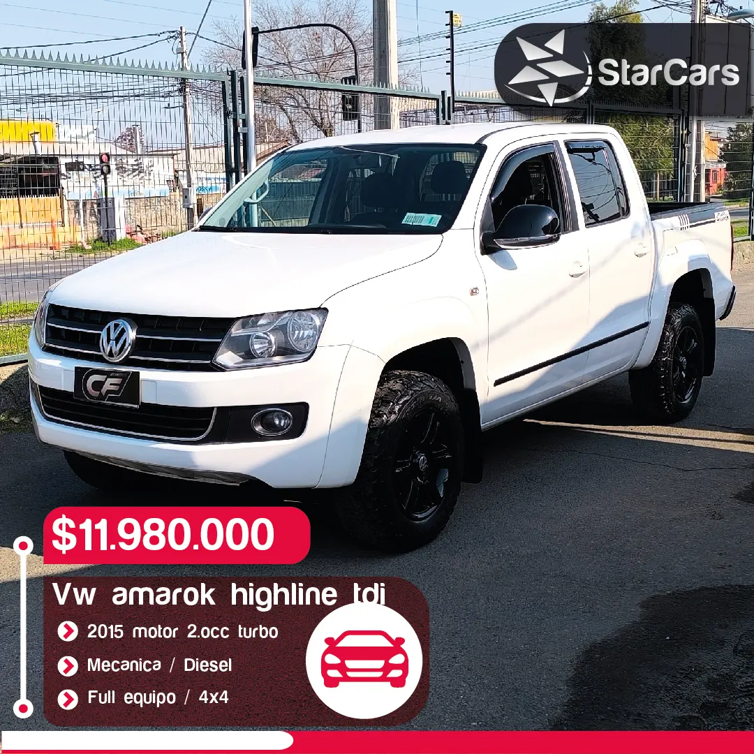 VOLKSWAGEN AMAROK HIGHLINE TDI 4X4 DIESEL 2015 2.0