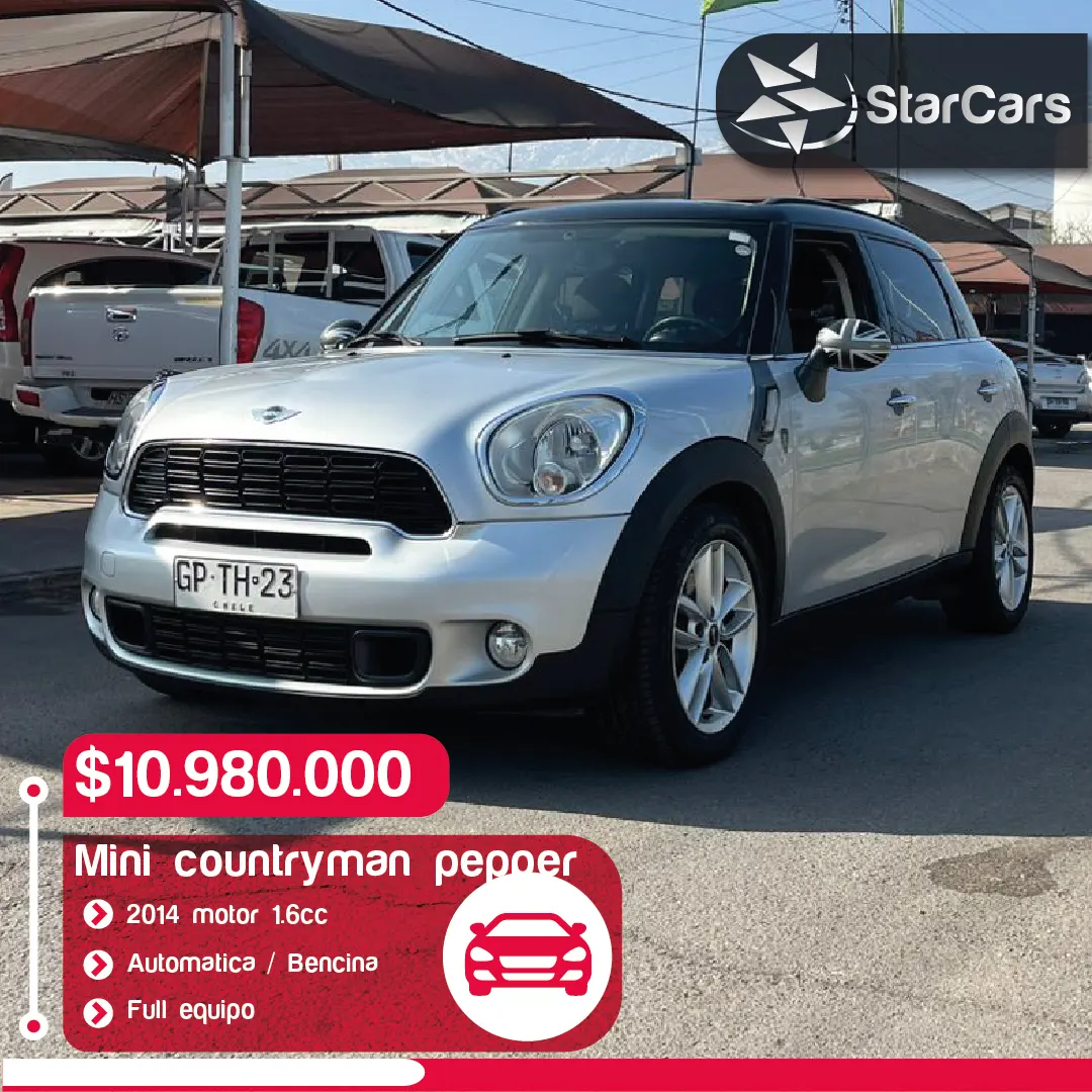 MINI COUNTRYMAN COOPER PEPPER AUTOMATICO 2014 1.6