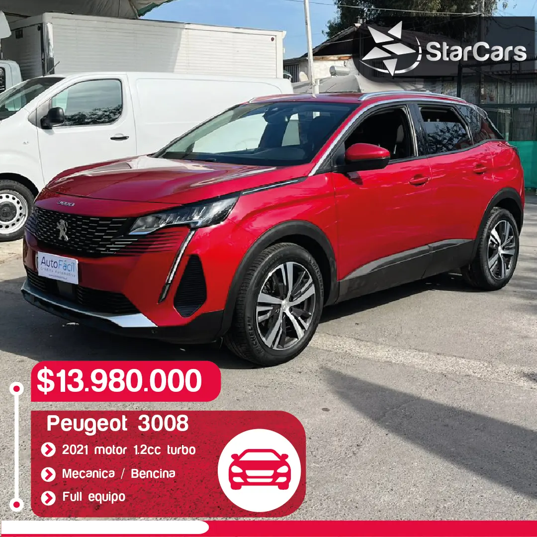 PEUGEOT 3008 BENCINA 2021 1.2
