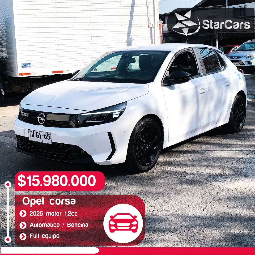 OPEL CORSA AUTOMATICA 2025 1.2cc