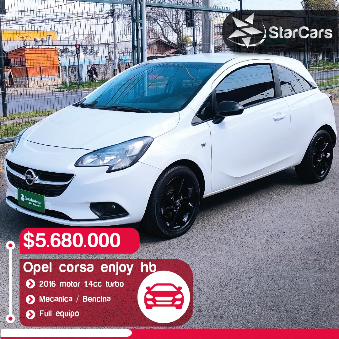 OPEL CORSA ENJOY HB TURBO 2016 1.4