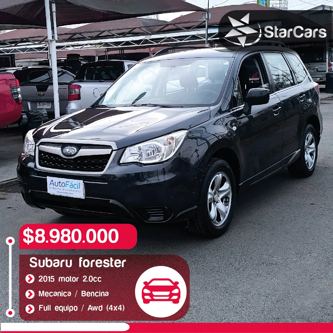 SUBARU FORESTER AWD MECANICA BENCINA 2015 2.0