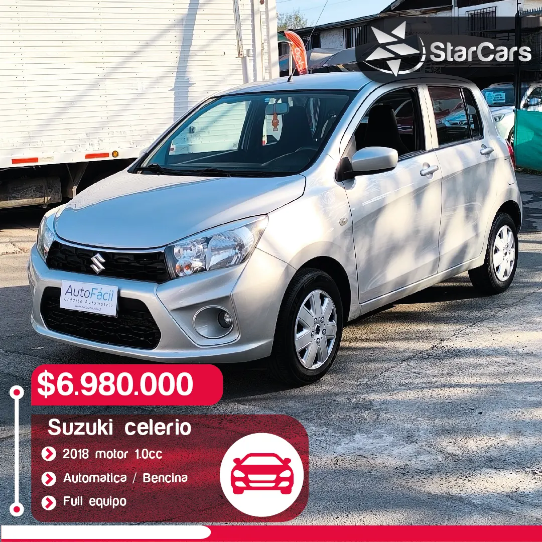 SUZUKI CELERIO AUTOMATICA 2018 1.0cc