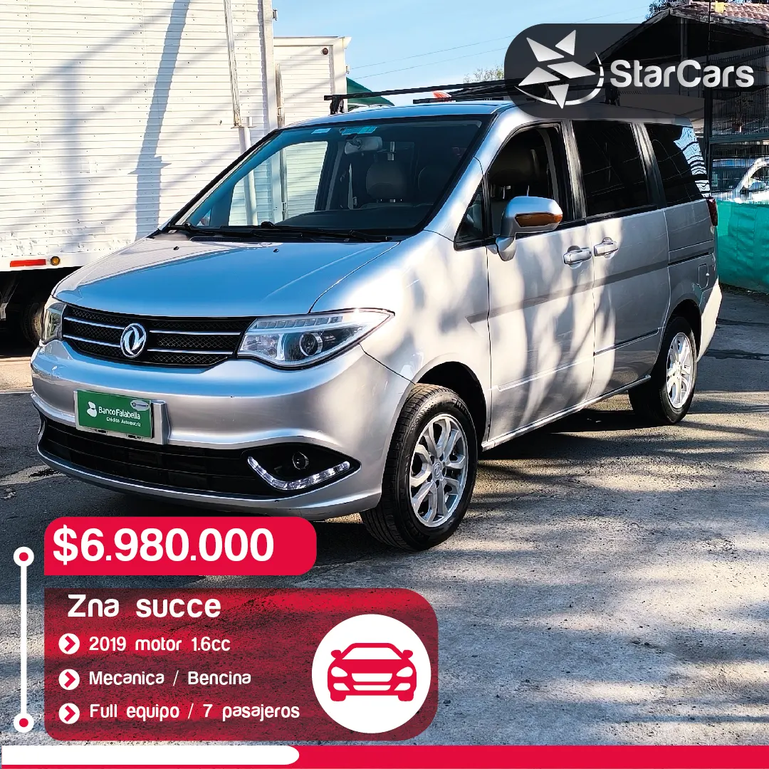 ZNA SUCCE 7 PASAJEROS 2019 1.6cc