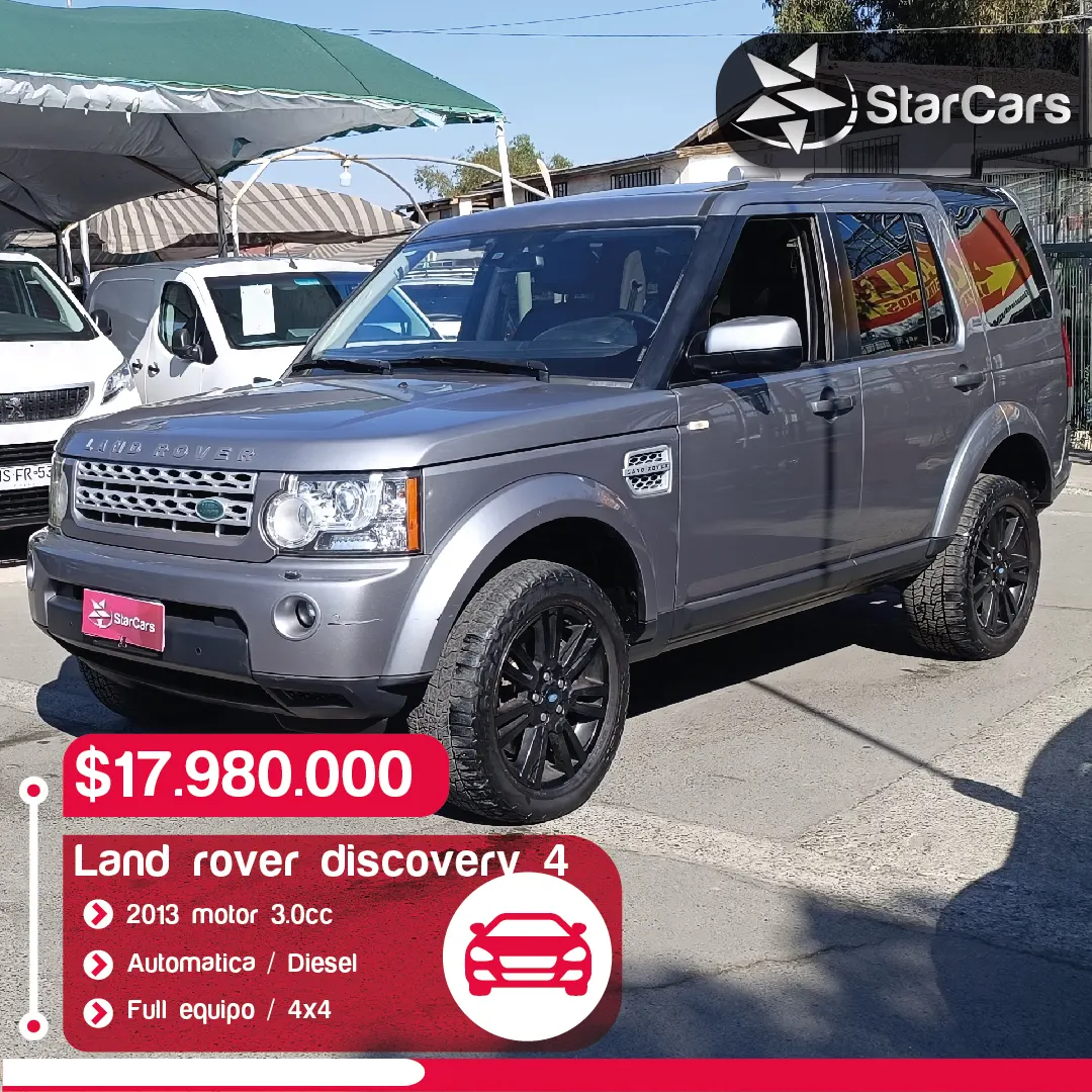 LAND ROVER DISCOVERY 4 4X4 AUTOMÁTICA DIESEL 2013 3.0cc