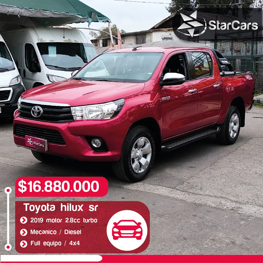 TOYOTA HILUX SR 4X4 DIESEL 2019 2.8cc