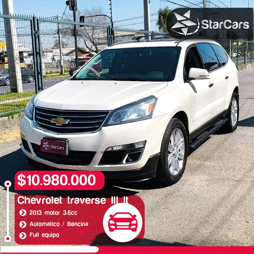 CHEVROLET TRAVERSE lll LT AUTOMATICA 2013 3.6cc