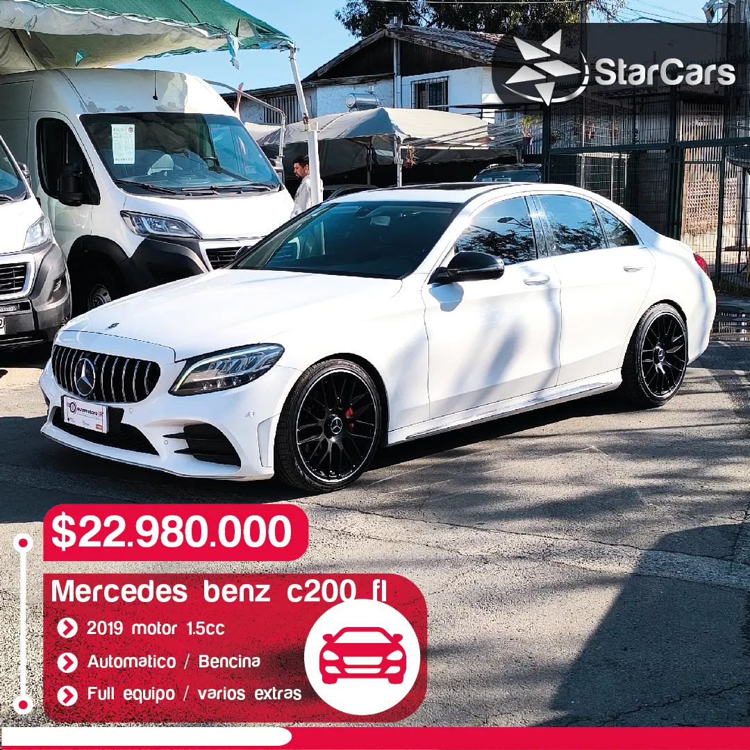 MERCEDES BENZ C200 FL AUTOMATICO 2019 1.5cc