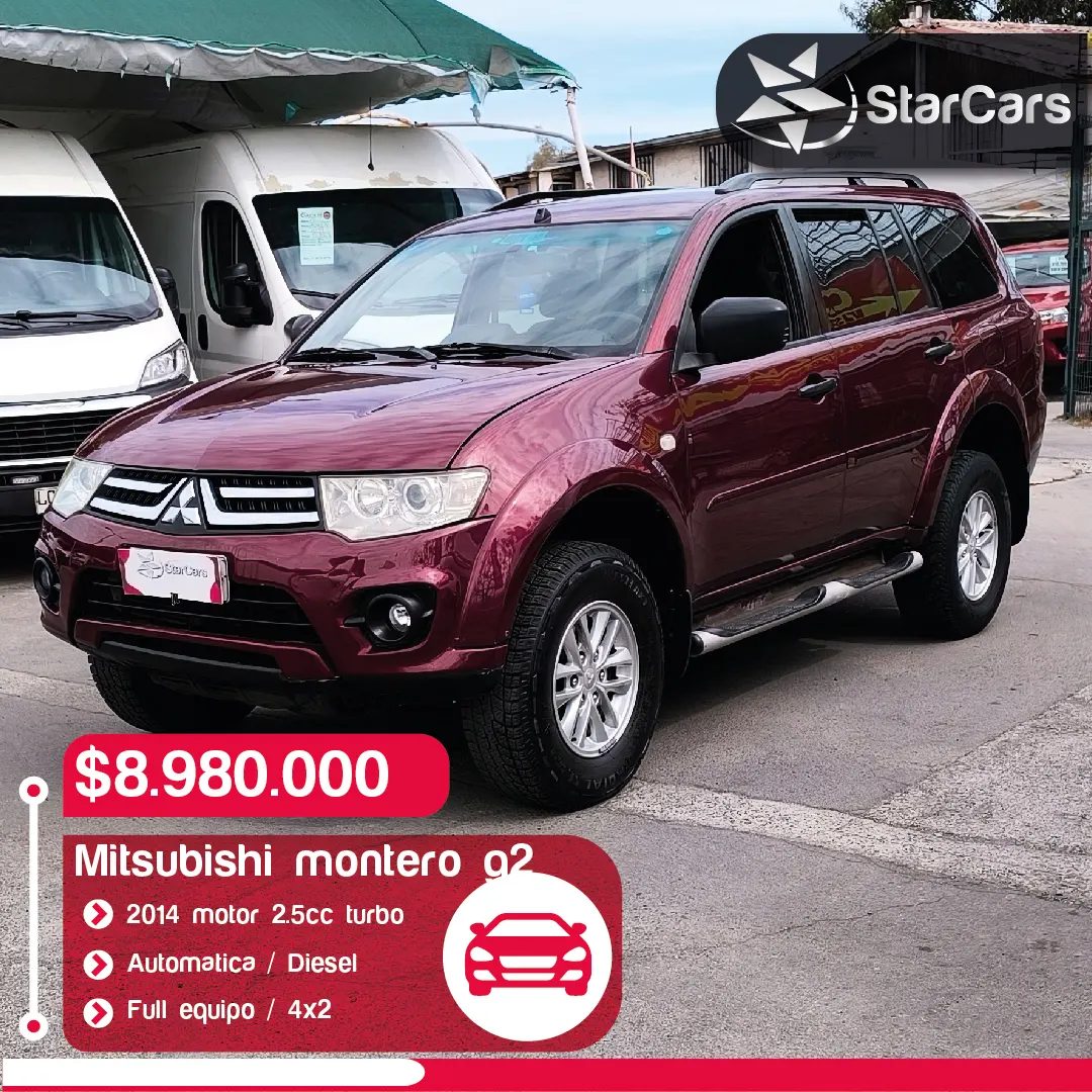 MITSUBISHI MONTERO SPORT G2 AUTOMATICA DIESEL 2014 2.4cc