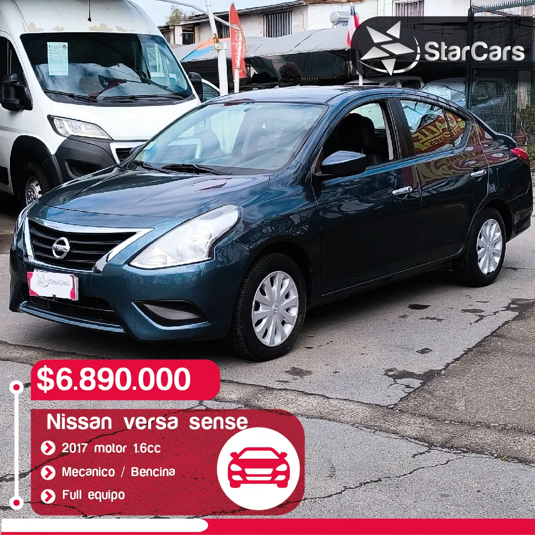 NISSAN VERSA SENSE 2017 1.6cc