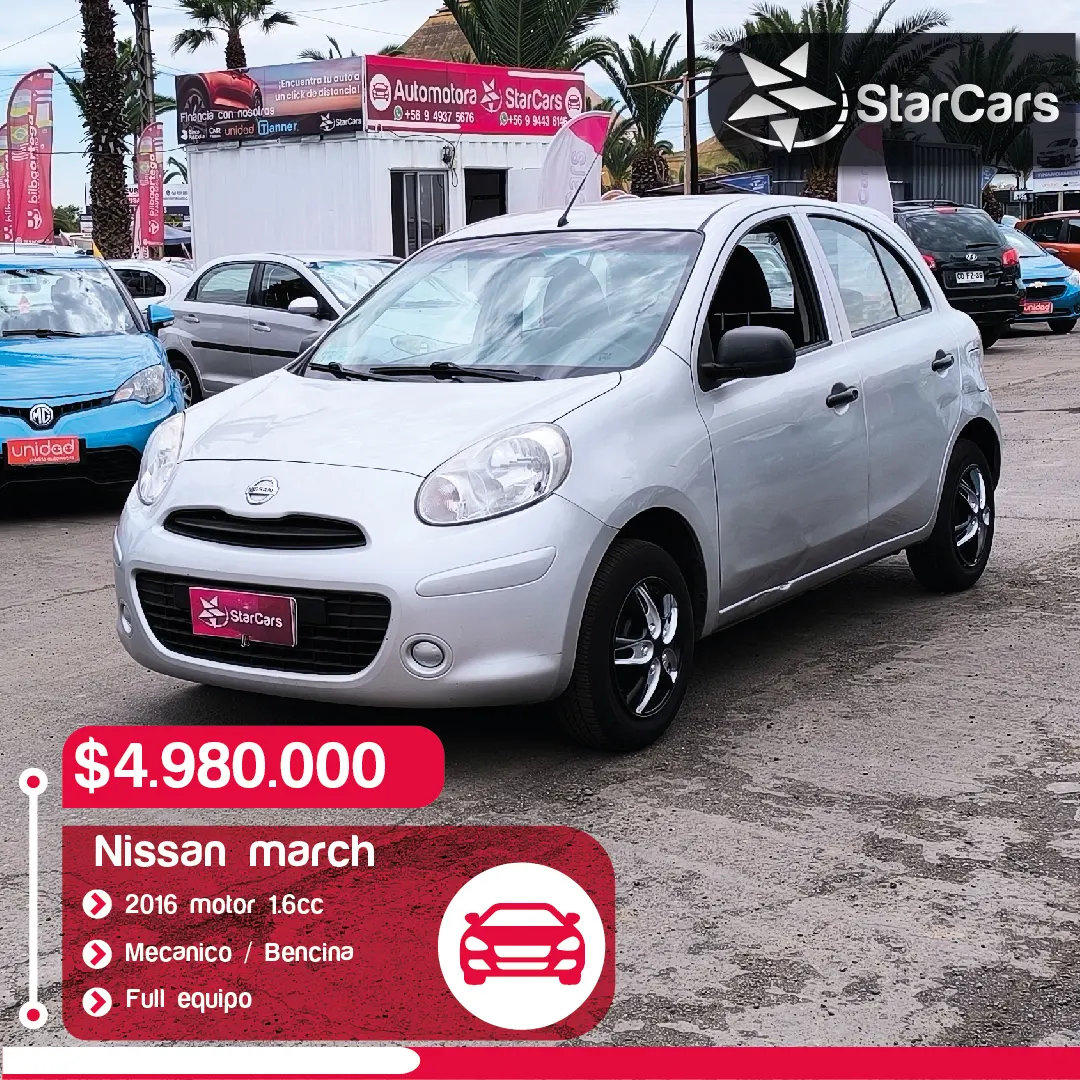 NISSAN MARCH 2016 1.6cc