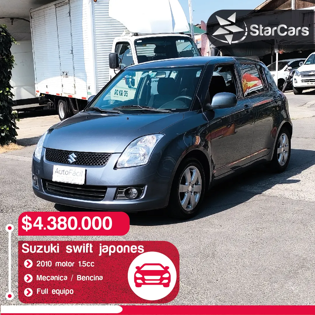 SUZUKI SWIFT JAPONES 2010 1.5