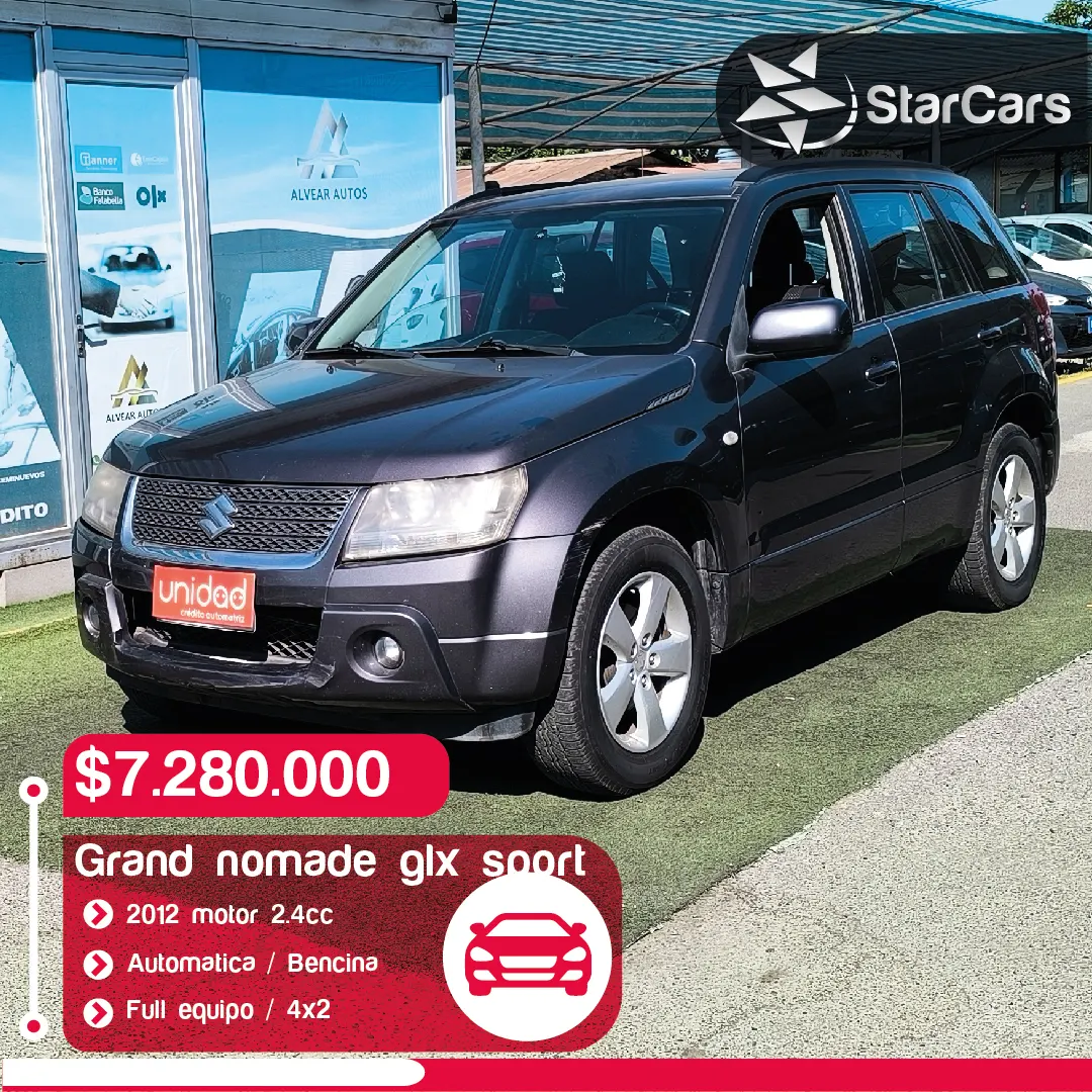 SUZUKI GRAND NOMADE GLX SPORT 4X2 AUTOMATICO 2012 2.4cc