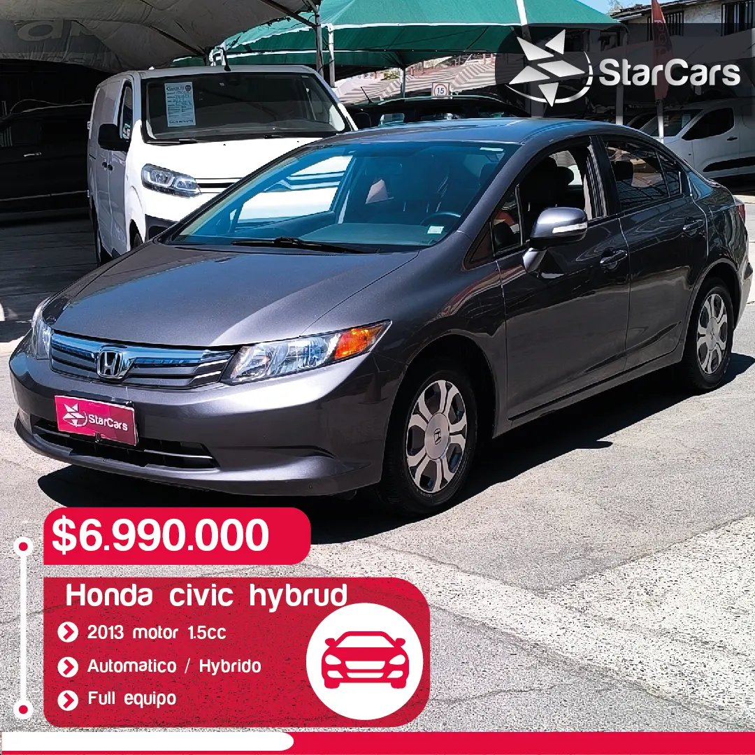 HONDA CIVIC HYBRUD AUTOMATICO 2013 1.5cc