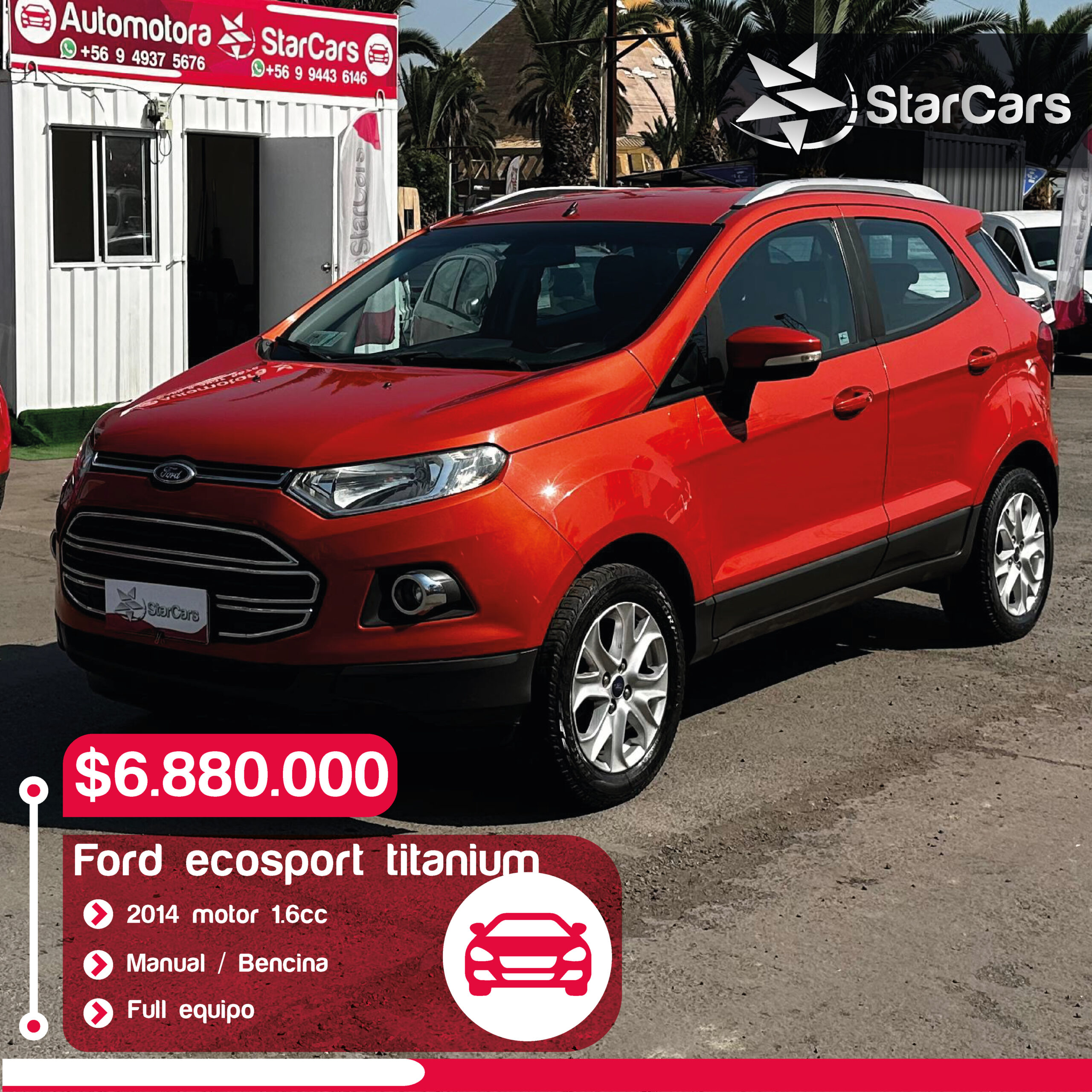 FORD ECOSPORT TITANIUM 2014 1.6cc