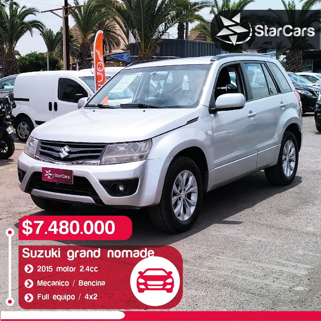 SUZUKI GRAND NOMADE 4X2 2015 2.4cc