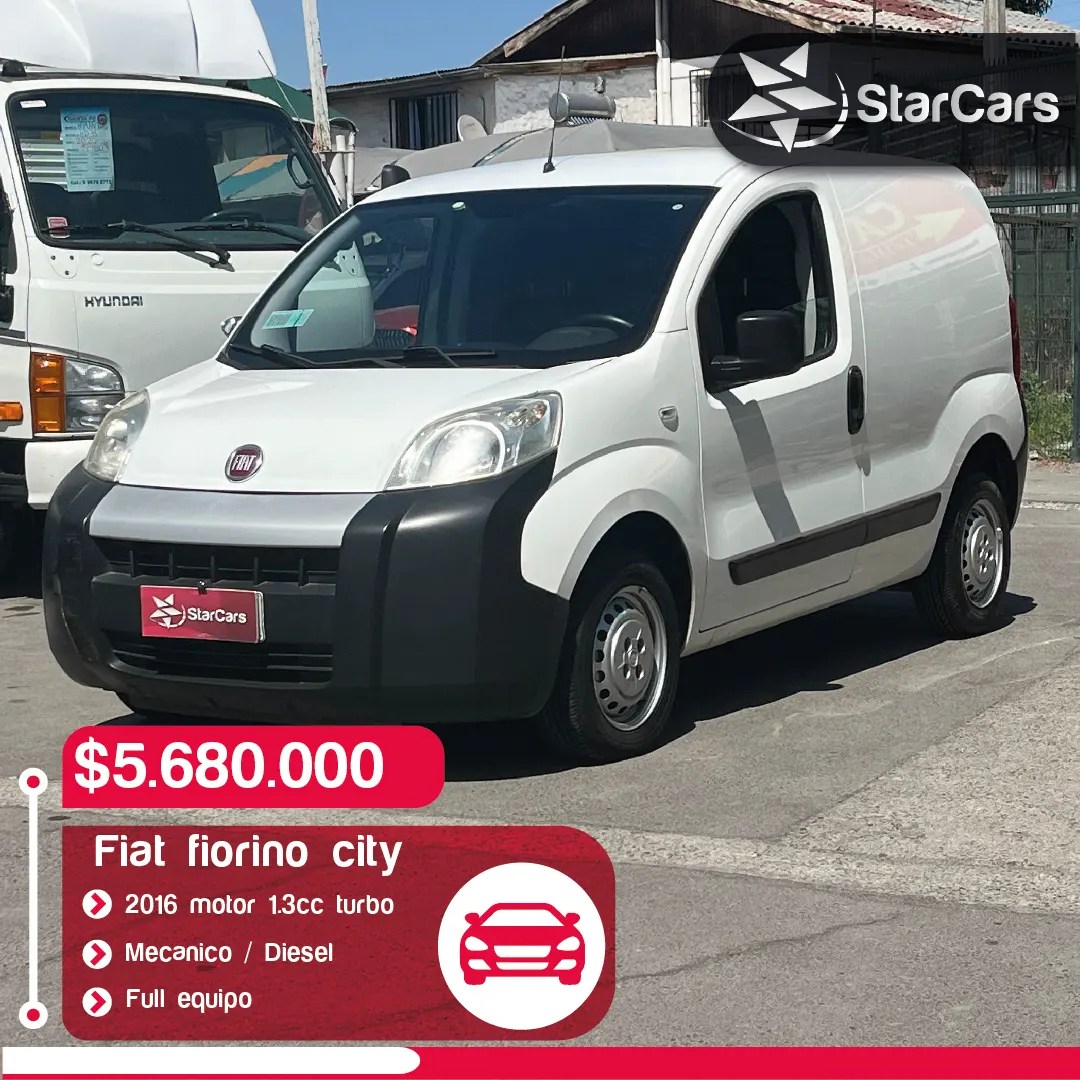 FIAT FIORINO CITY DIESEL 2016 1.3cc