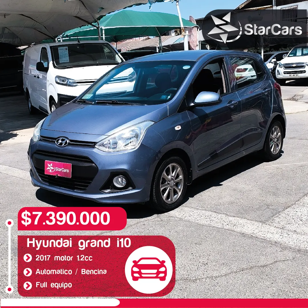 HYUNDAI GRAND I10 GLS AUTOMATICO 2017 1.2cc