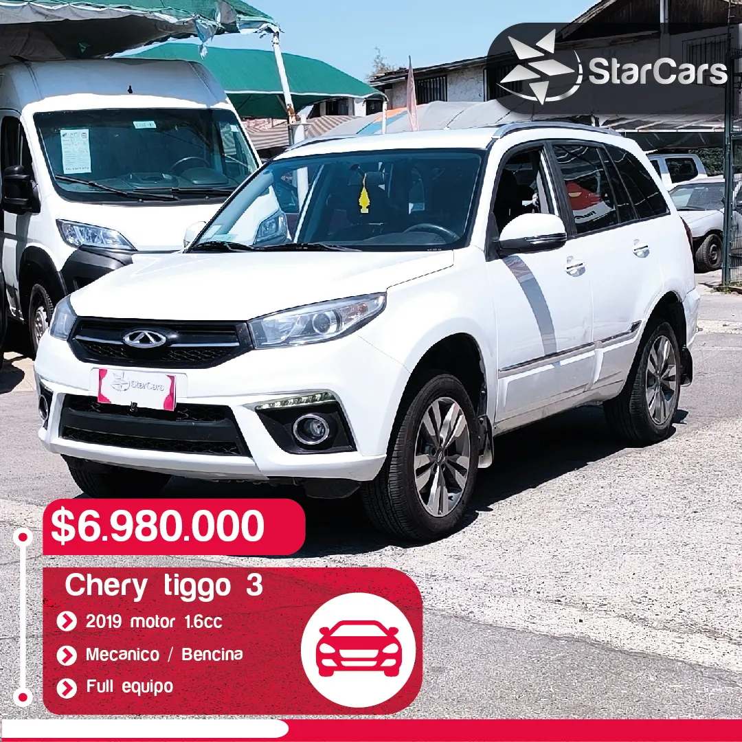 CHERY TIGGO 3 GLX 2019 1.6cc