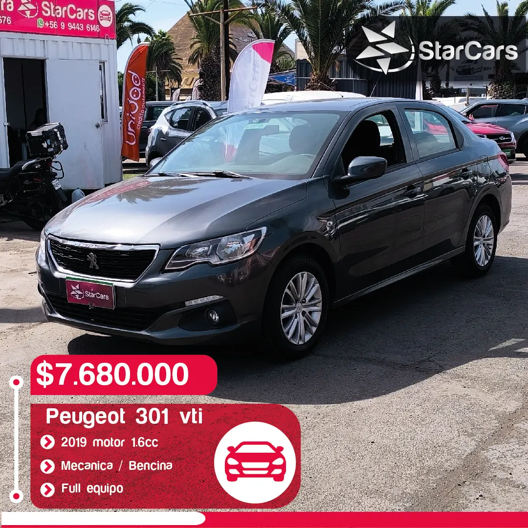 PEUGEOT 301 ACTIVE VTI BENCINA 2019 1.6cc