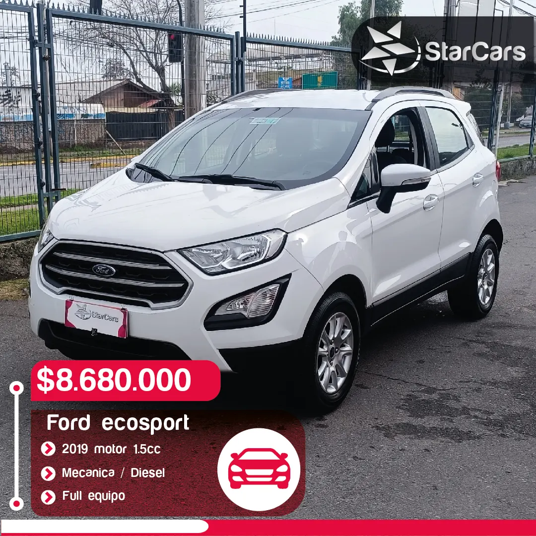 FORD ECOSPORT DIESEL 2019 1.5cc