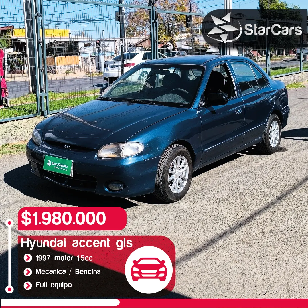 HYUNDAI ACCENT GLS 1997 1.5